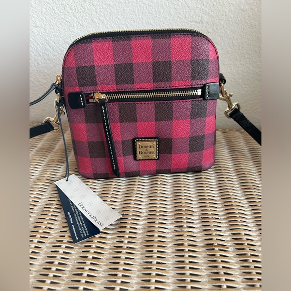 Dooney & Bourke Tucker Domed Crossbody Red - Picture 4 of 10